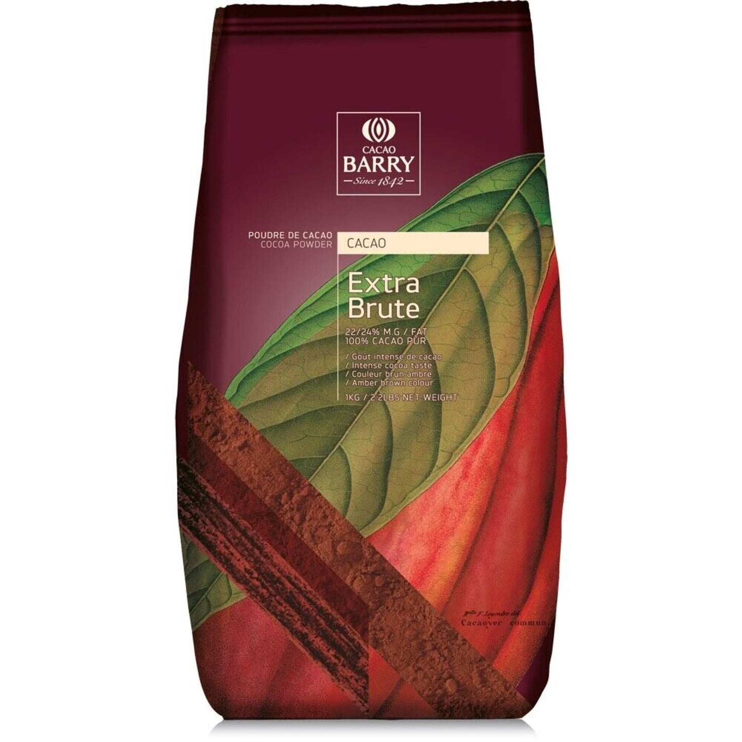 Cacao Barry Extra Brute 22/24% Dutched Cocoa Powder