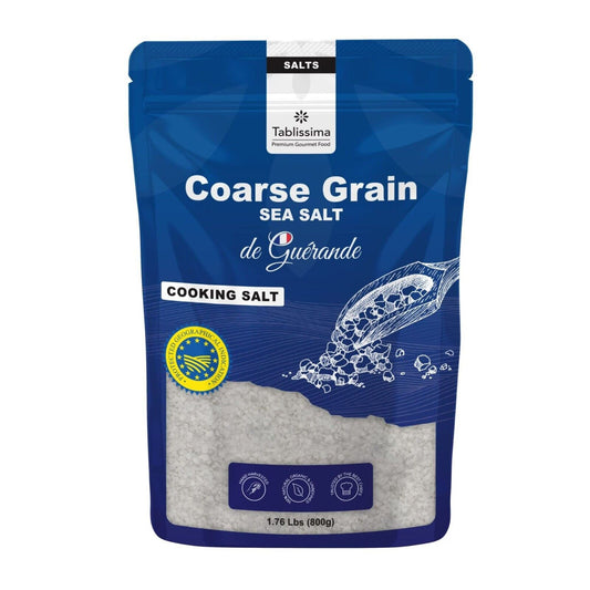 Tablissima- Sea Salt Coarse Grain. 800 grams-1.76 lb. Made in France